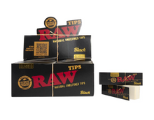 RAW Natural Unrefined Classic Tips – Black